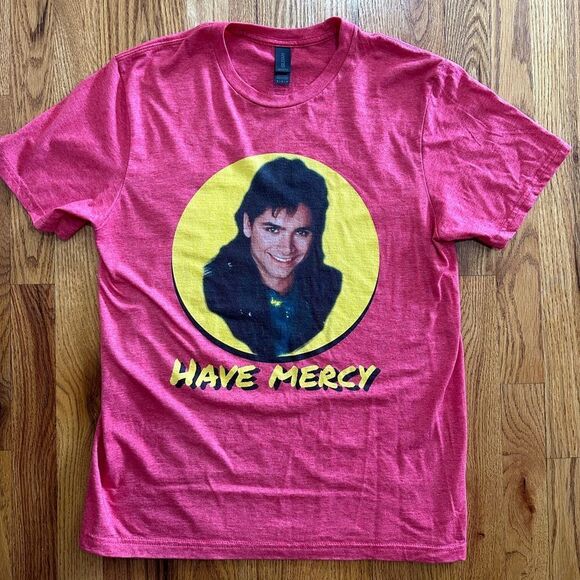 Uncle Jesse Full House John Stamos 90’s Tee Tshirt Have Mercy Womens Medium M - Picture 2 of 2